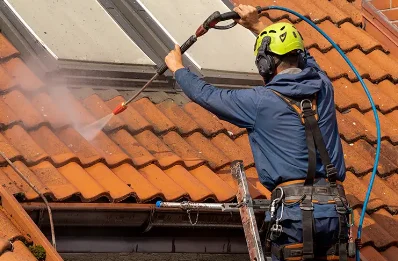 Démoussage et hydrofuge de toiture à Buhl